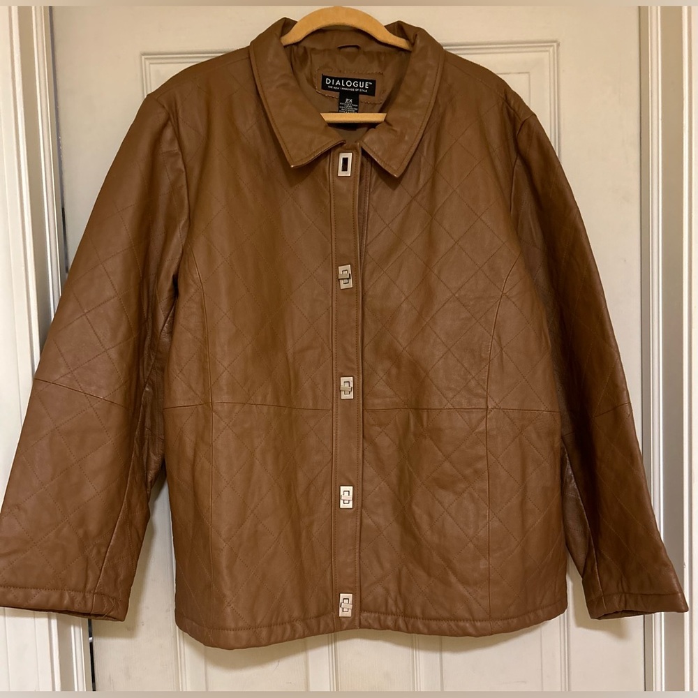 Dialogue Leather Jacket